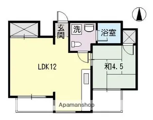 グリーンハイツ多田【502号室】の間取り
