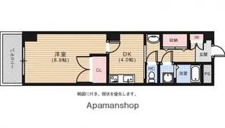 蓮花ビル【303号室】の間取り