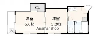 清和京橋【3階】の間取り