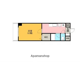 ミーニュ カーザ【808号室】の間取り
