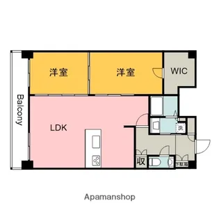 グランアークテラス【7階】の間取り