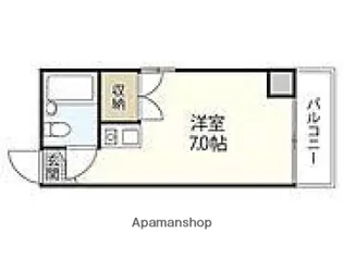 サンシャイン舟入本町(ルートⅡ舟入)【6階】の間取り