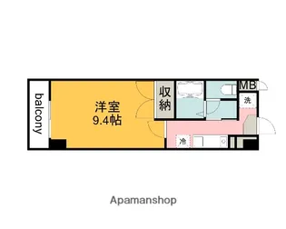 西広島ビレッジ【3階】の間取り