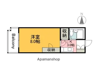 藤崎ビル3【2階】の間取り