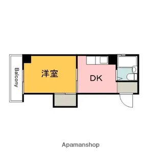 玉井ビル【4階】の間取り