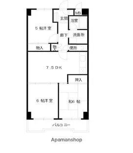 東邦マンション【3階】の間取り