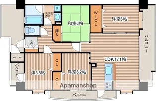 レジデンスソフィア【2階】の間取り