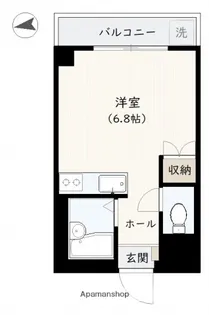 ラヴォール国泰寺(旧住井ビルⅡ)【2階】の間取り