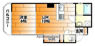 スカイビル【4階】の間取り
