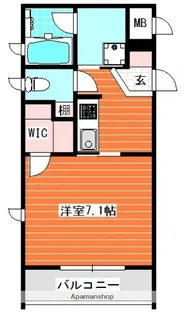 アガトンツインズΑ【3階】の間取り