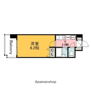 双葉ヒルズ堺町【7階】の間取り