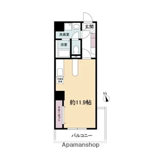 デルタ幟町(旧 サムティ幟町)【3階】の間取り