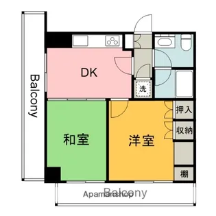 ライオンズマンション橋本町【12階】の間取り