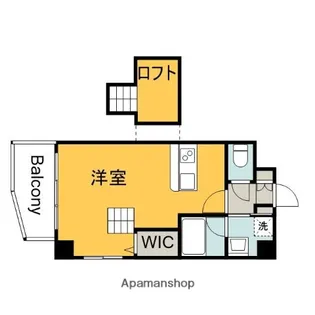 グランドポレストーネ竹屋【8階】の間取り