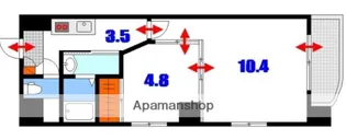 LUANA HAKUSHIMA【7階】の間取り