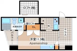 IM【6階】の間取り