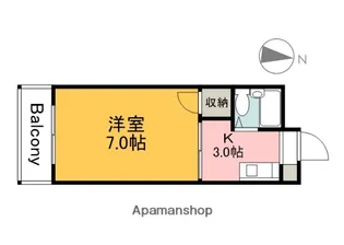 グリンパーク飯田【3階】の間取り