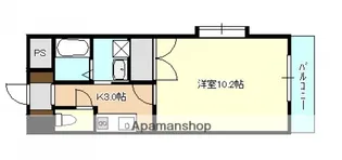 グランヴェルジェ中須Ⅰ【2階】の間取り
