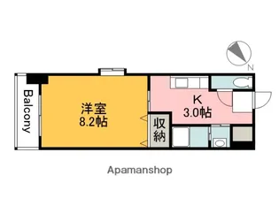 アイティーヴィラ【204号室】の間取り