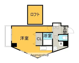 金屋町グランデ【8階】の間取り