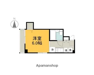 カルチェ羽衣【303号室】の間取り