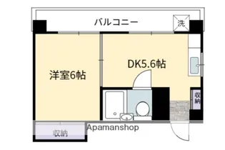 冨永ビル【5階】の間取り