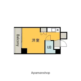ロイヤル比治山【8階】の間取り