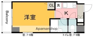 第2片山ビル【7階】の間取り