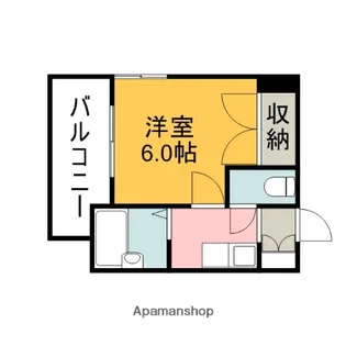 ディライト楠木【1階】の間取り