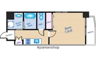 アクアシティ舟入中町【504号室】の間取り