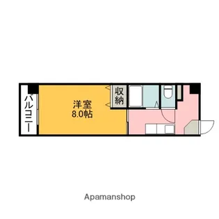 1Kの間取り画像