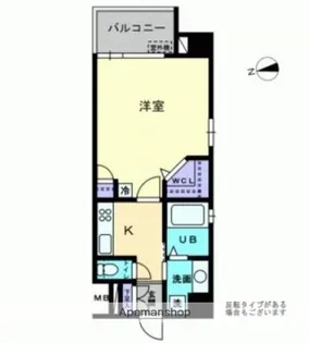 パークフラッツ土橋【12階】の間取り