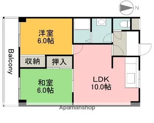 WELFARE FUJIOKA【2階】の間取り