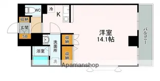 モンフレール【5階】の間取り