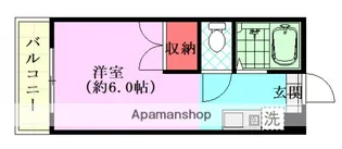 アルティメイトBUILDING舟入中町【1階】の間取り