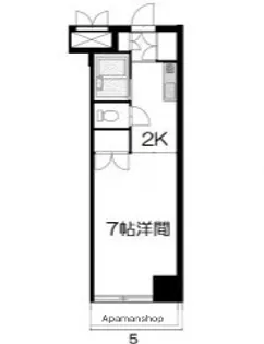 ルミネ東白島【405号室】の間取り