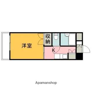 ルミネ東白島【3階】の間取り