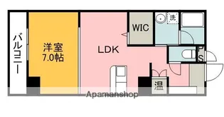 ルミエール幟【3階】の間取り