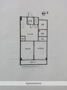 ホワイトシティ国泰寺【503号室】の間取り