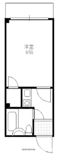 出汐コーポ【4階】の間取り