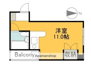 サニーベル住吉【5階】の間取り