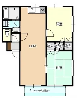 フリーデンス城ケ丘【1階】の間取り