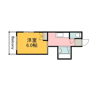 ヴィラ千田【4階】の間取り