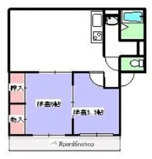 ソファレ翠【201号室】の間取り