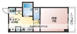 コートM【202号室】の間取り