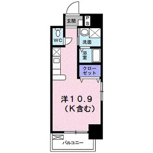 ワンダフルパレスNI【8階】の間取り