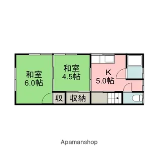 さつき荘【2階】の間取り