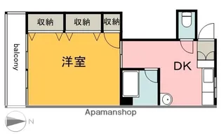 山根ビル【2階】の間取り