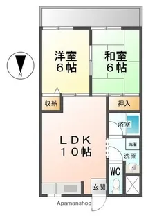第2中広不動産ビル【4階】の間取り