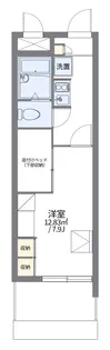 レオパレス国泰寺【13階】の間取り